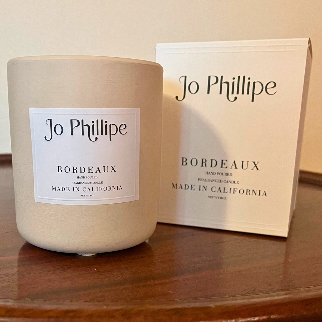 Bordeaux Cement Candle