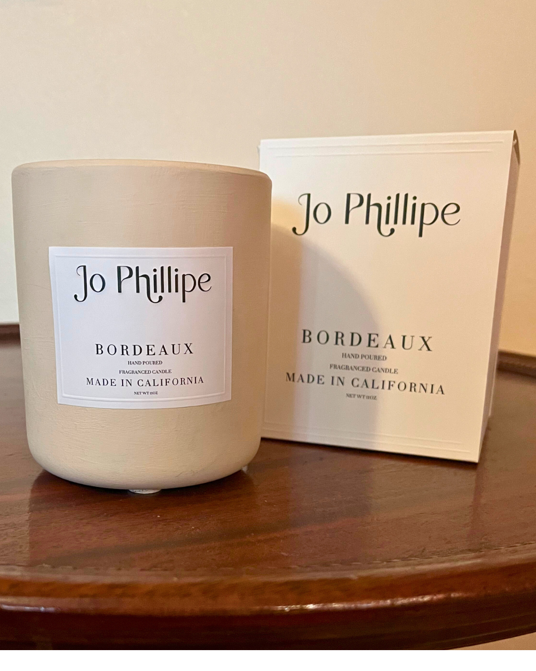 Bordeaux Cement Candle